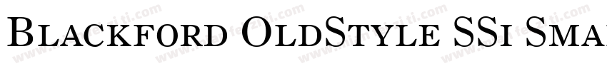 Blackford OldStyle SSi Small Caps字体转换